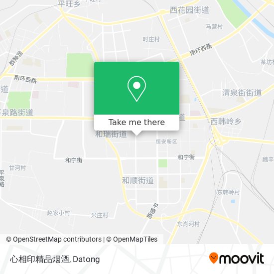 心相印精品烟酒 map