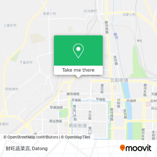 财旺蔬菜店 map