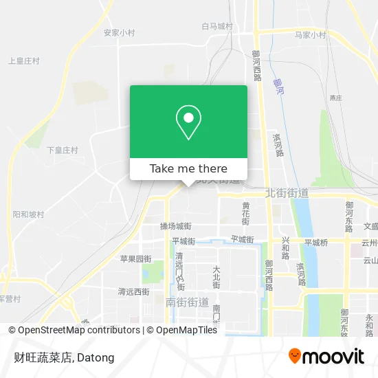 财旺蔬菜店 map