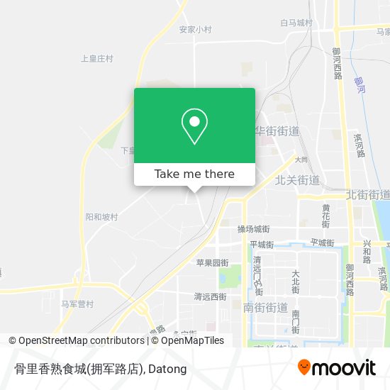 骨里香熟食城(拥军路店) map