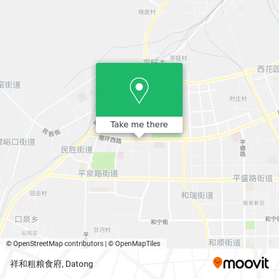 祥和粗粮食府 map