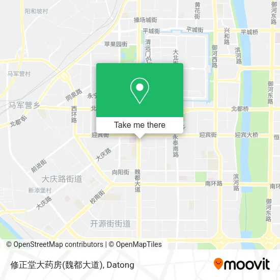 修正堂大药房(魏都大道) map