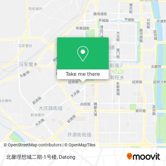 北馨理想城二期-1号楼 map
