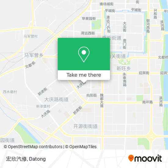 宏欣汽修 map