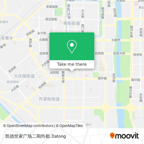 凯德世家广场二期尚都 map