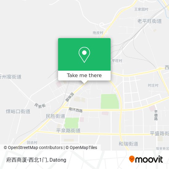 府西商厦-西北1门 map