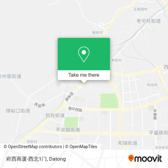 府西商厦-西北1门 map