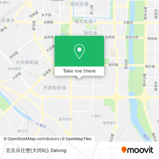 北京乐仕堡(大同站) map