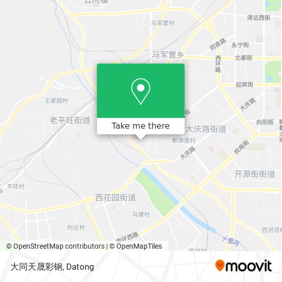 大同天晟彩钢 map