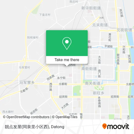 靓点发屋(同泉里小区西) map