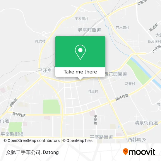 众驰二手车公司 map