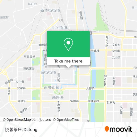 悦馨茶庄 map