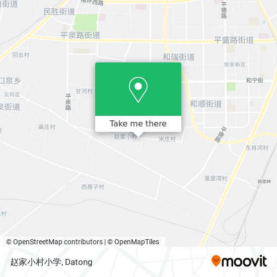 赵家小村小学 map