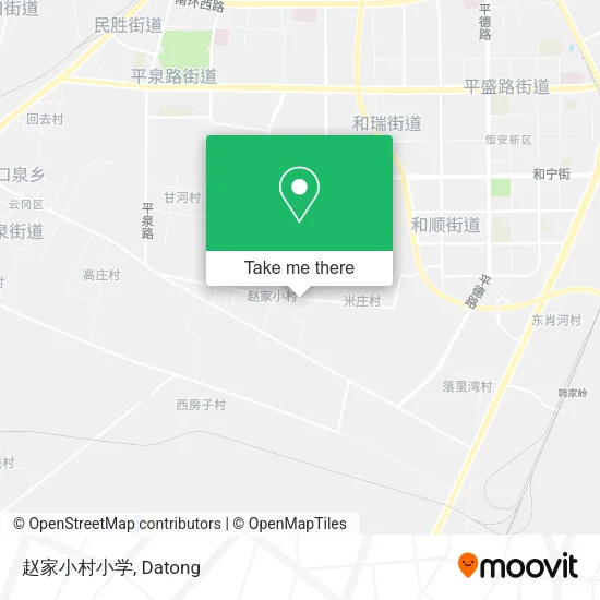 赵家小村小学 map