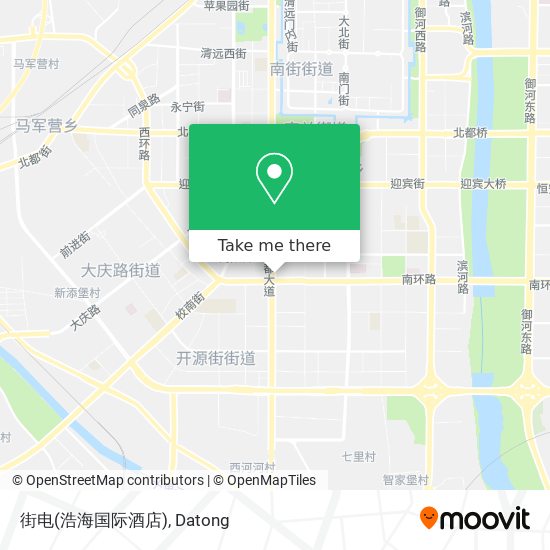 街电(浩海国际酒店) map