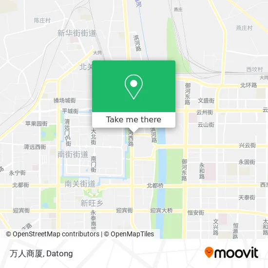万人商厦 map