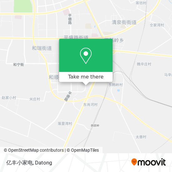 亿丰小家电 map