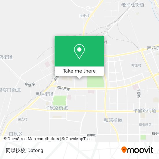 同煤技校 map