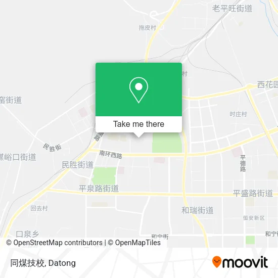 同煤技校 map