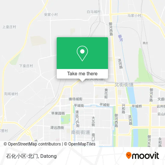 石化小区-北门 map
