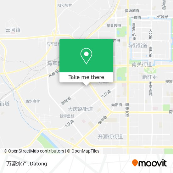 万豪水产 map