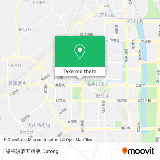 缘福汾酒五粮液 map