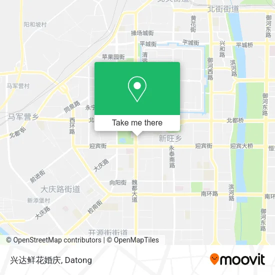 兴达鲜花婚庆 map