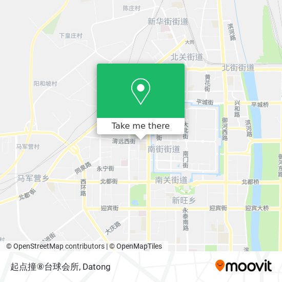 起点撞⑧台球会所 map