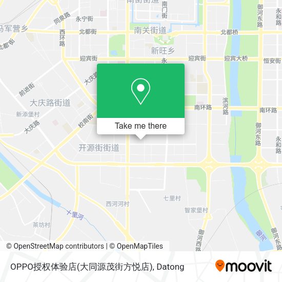 OPPO授权体验店(大同源茂街方悦店) map