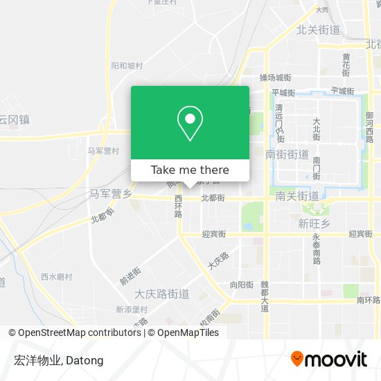 宏洋物业 map