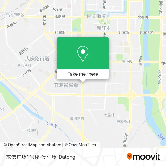 东信广场1号楼-停车场 map
