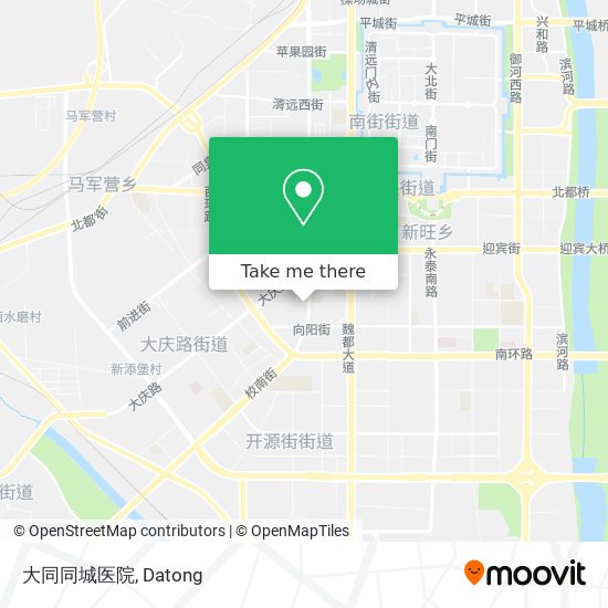 大同同城医院 map