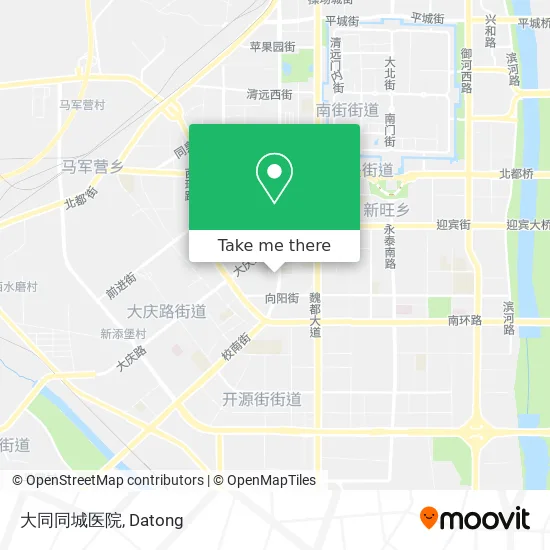 大同同城医院 map