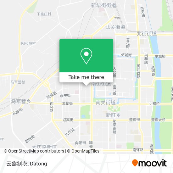 云鑫制衣 map