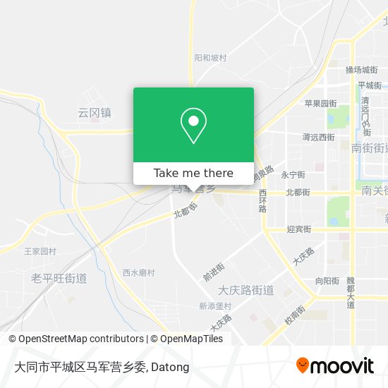 大同市平城区马军营乡委 map
