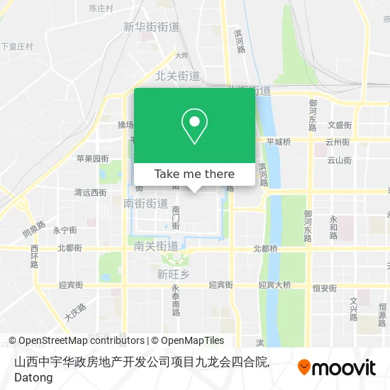 山西中宇华政房地产开发公司项目九龙会四合院 map