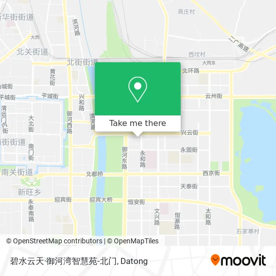 碧水云天·御河湾智慧苑-北门 map