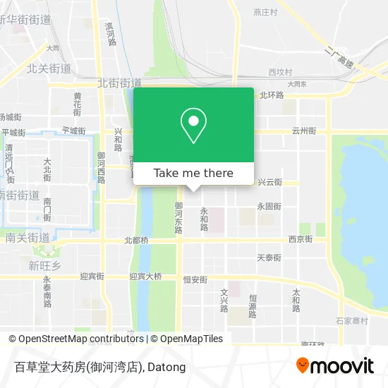 百草堂大药房(御河湾店) map