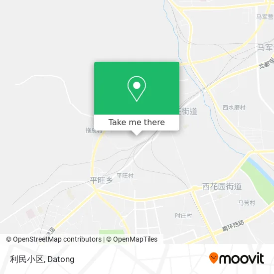 利民小区 map