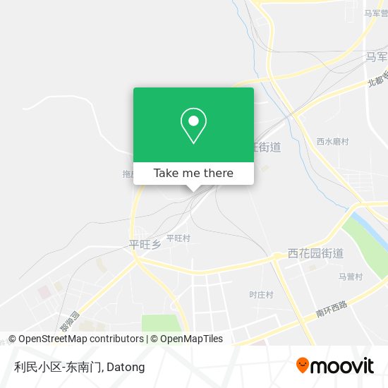 利民小区-东南门 map