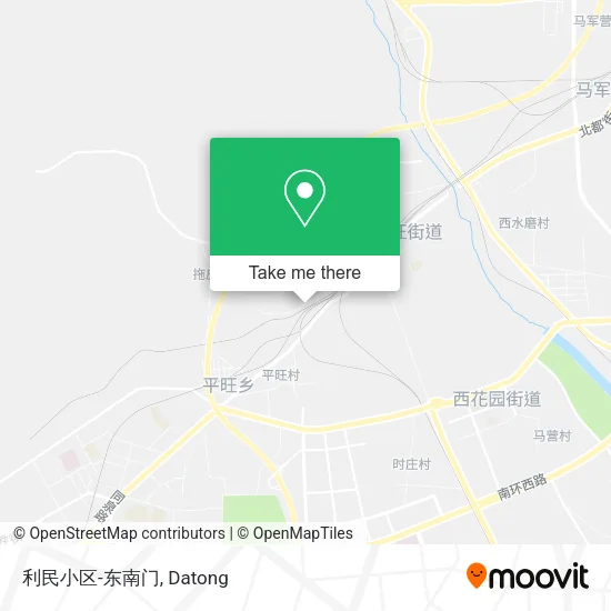利民小区-东南门 map