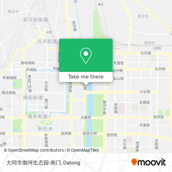 大同市御河生态园-南门 map
