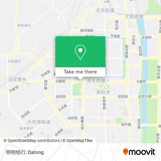 明明纸行 map