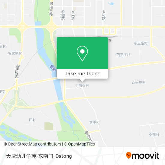 天成幼儿学苑-东南门 map