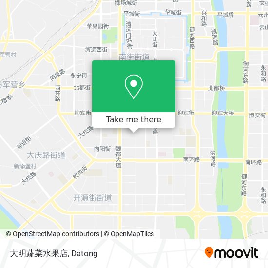 大明蔬菜水果店 map