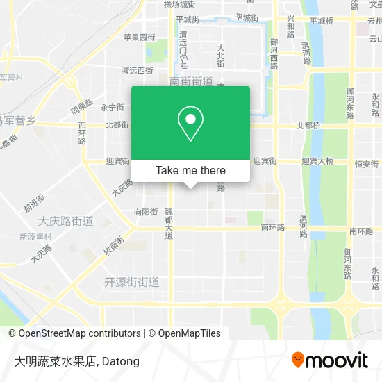 大明蔬菜水果店 map