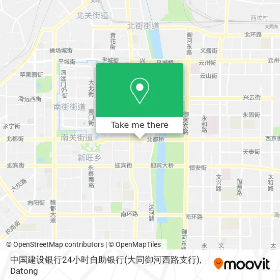 中国建设银行24小时自助银行(大同御河西路支行) map