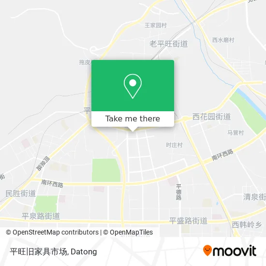 平旺旧家具市场 map