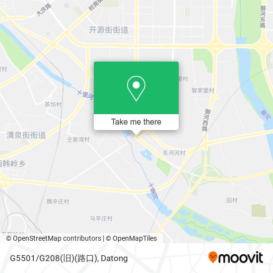 G5501/G208(旧)(路口) map