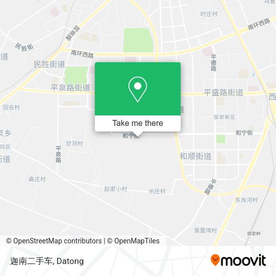 迦南二手车 map